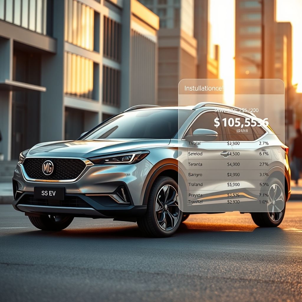 ใหม่ NEW MG S5 EV 2025-2026 ราคา เอ็มจี S5 ตารางผ่อน-ดาวน์